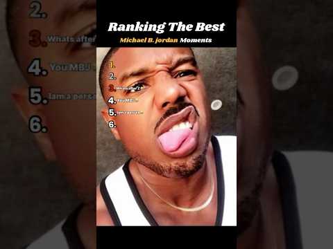 Ranking The Best Michael B. Jordan Moments! - yall know forehead Jackson😭 #michaelbjordan