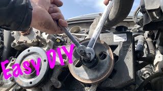 How To Remove and Install A Power Steering Pulley