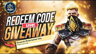 Free Fire Live Tournament Free Redeem Code👉25LNLKG0CPL8F65P 🎁✨ & Gaming Diamonds Giveaway 2024