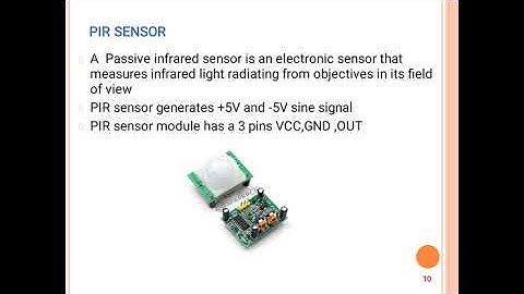 IoT based Motion detection using pir sensor