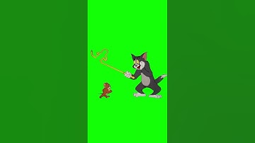 Tom vs Muscle Jerry meme - Green Screen