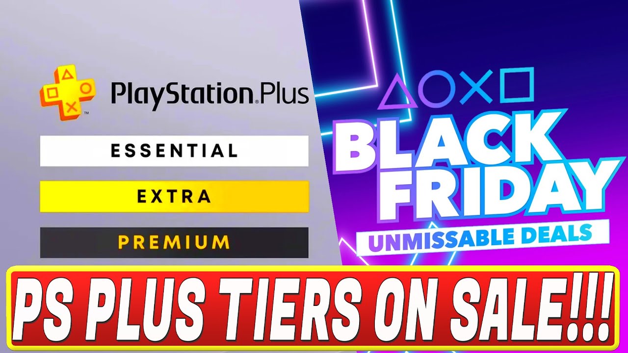 PS Plus Premium - Extra & Essential Cheaper Than Ever - Black Friday Sale  2022 