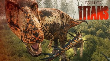 Kentro vs Rex - Rust Lands - Path of Titans Gameplay