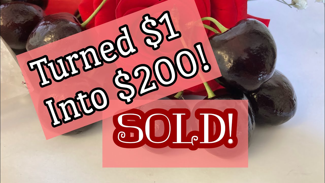 Sold Whats selling on EBay we turned 1 into 200 Resell with us