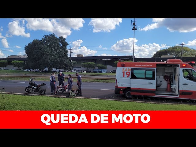 QUEDA DE MOTO NA BR-369 DEIXA DUAS PESSOAS FERIDAS