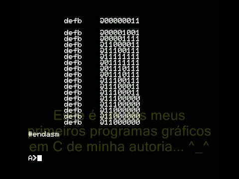 Primeiro programa gráfico em C, depois do hello word