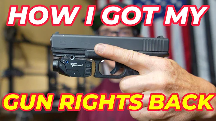 How I RESTORED MY FIREARM RIGHTS in CALIFORNIA (Full Walkthrough)