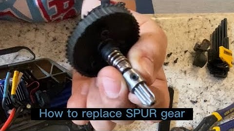 How to Replace Spur Gear in Traxxas Slash 4x4