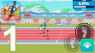 Sports Hero - Gameplay Walkthrough Part 1 - 100m SPRINT (iOS) screenshot 2