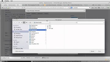 Upload multiple files within the JCE