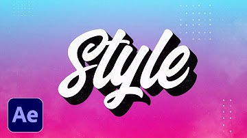 Smooth Vegas Effect Text Animation | After Effects Tutorial