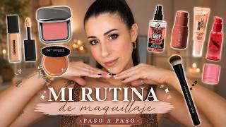 Mi RUTINA DE MAQUILLAJE 🌸 Paso a paso: Trucos, paso a paso, productos, brochas ...💄