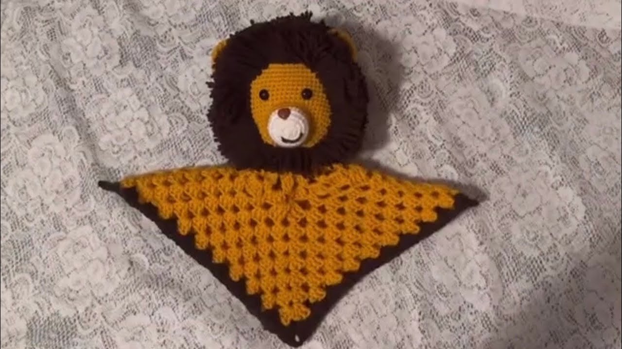 Lion Lovey Crochet Tutorial