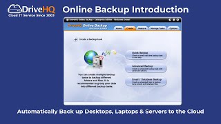 How to use DriveHQ Online Backup software screenshot 1