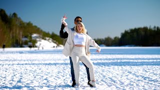 Bachata sensual 2021 | Dancing on the snow | Sweden Bachata