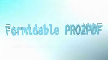 Wordpress to PDF with Formidable PRO2PDF - Installation Demonstration