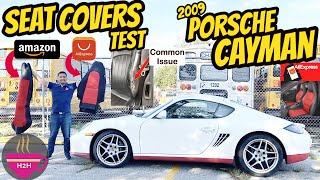 How to: 2009 Porsche Cayman Car Seat Covers (Amazon vs Aliexpress) 987.2