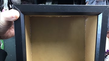 How to make a shadow box frame deeper