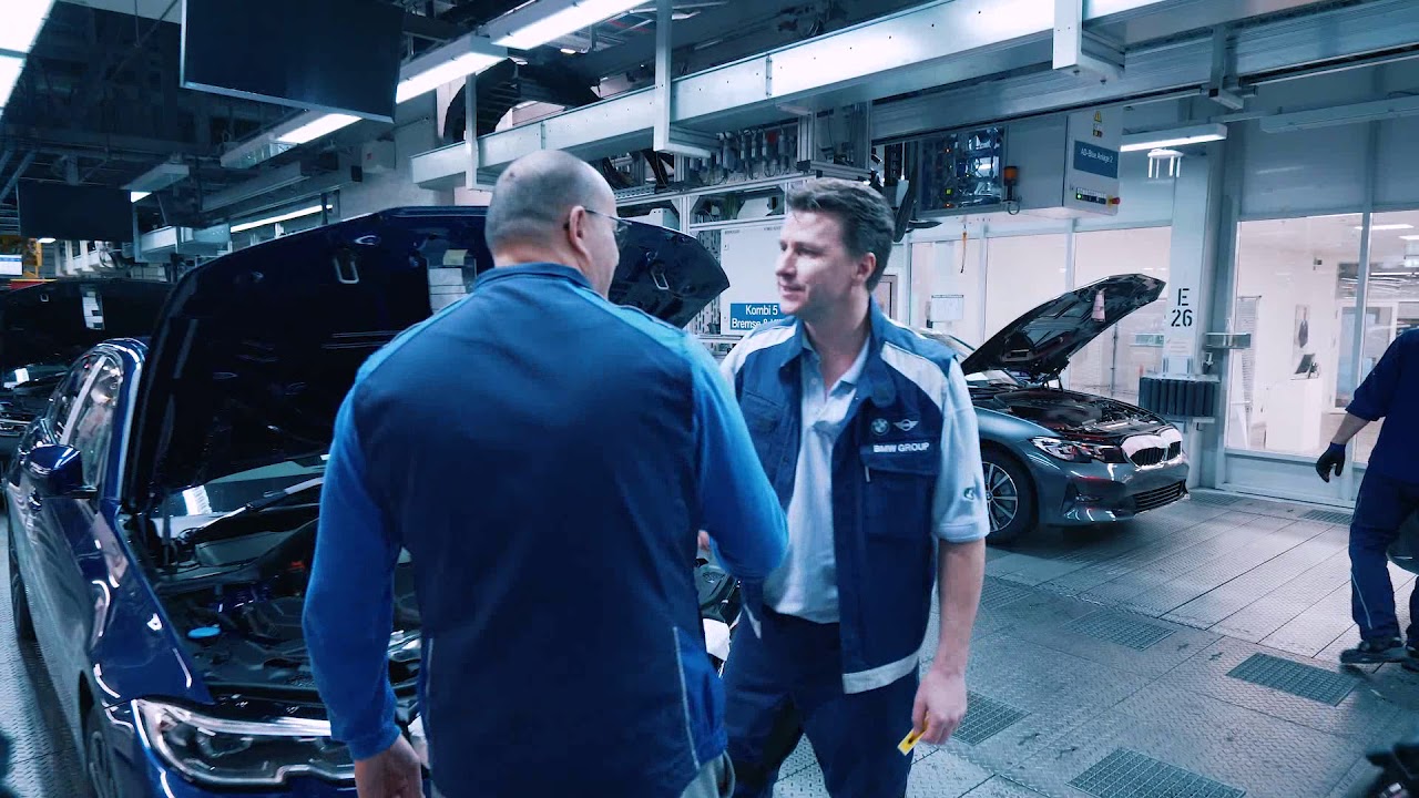 Fahrzeuglokalisierung Im Produktionssystem Bmw Group Werk Munchen Youtube