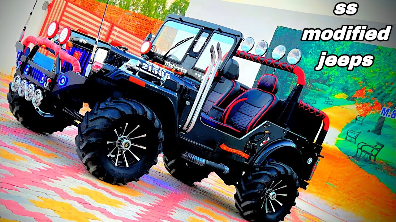 New Modified Jeep Same To Same Ready Creation Next Level Look - YouTube