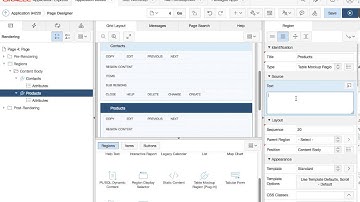 Oracle Apex Mockup Table Region Plugin