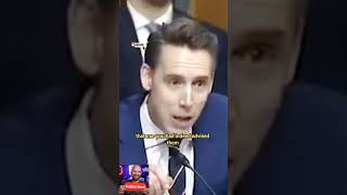 WHATS Is It EXACTLY?? | JOSH HAWLEY GRILLS WITNESS