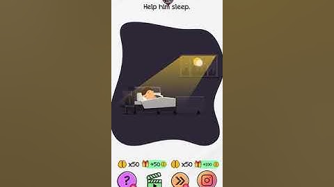 Braindom Level 69 Help him sleep.