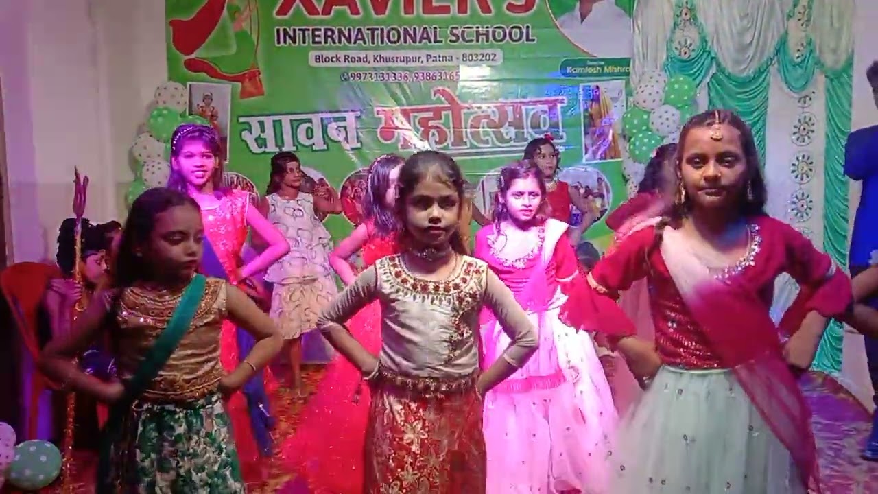 dance program (little girls)  song-savar lu hey saver lu
