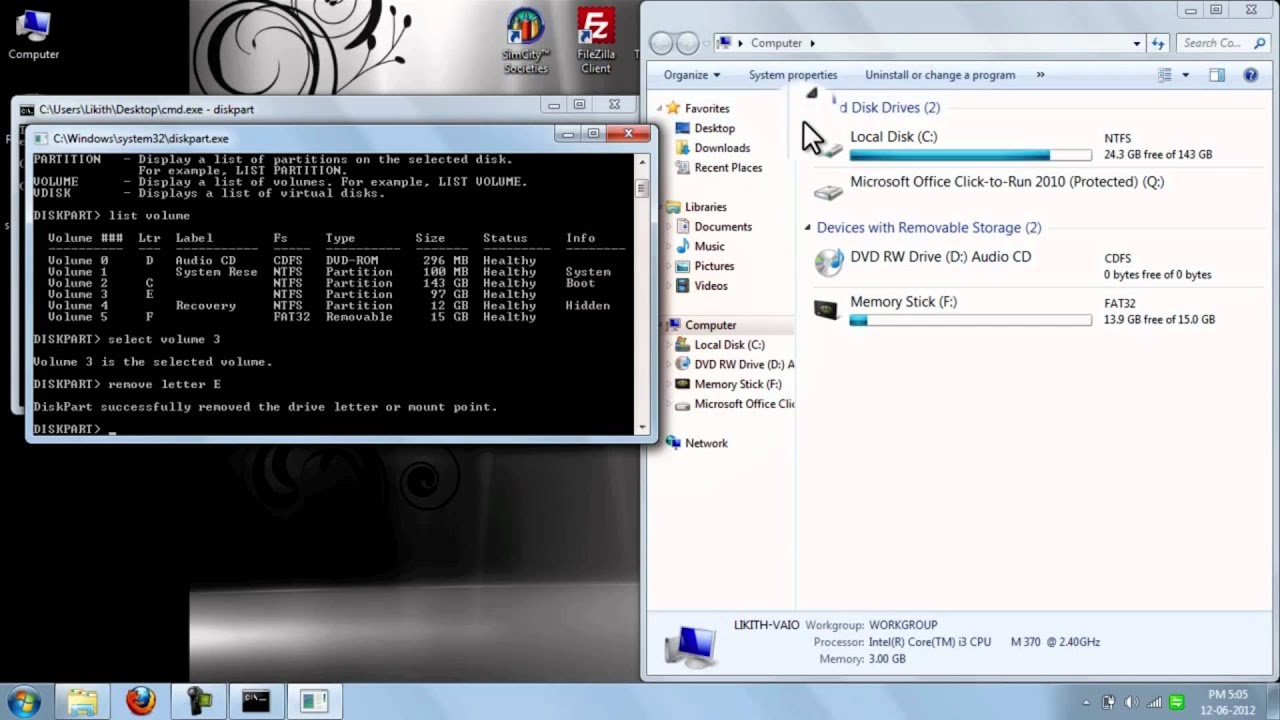 how to hide a disk partition how to hide a disk partition