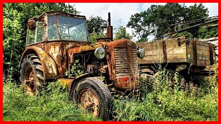 Unbelievable Discovery: Abandoned Excavator Loader Found in Ruins