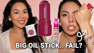 Why is everyone mad at this Covergirl Stick?|| Testing affordable makeup