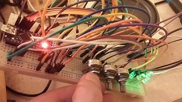 Glitch Storm breadboard build