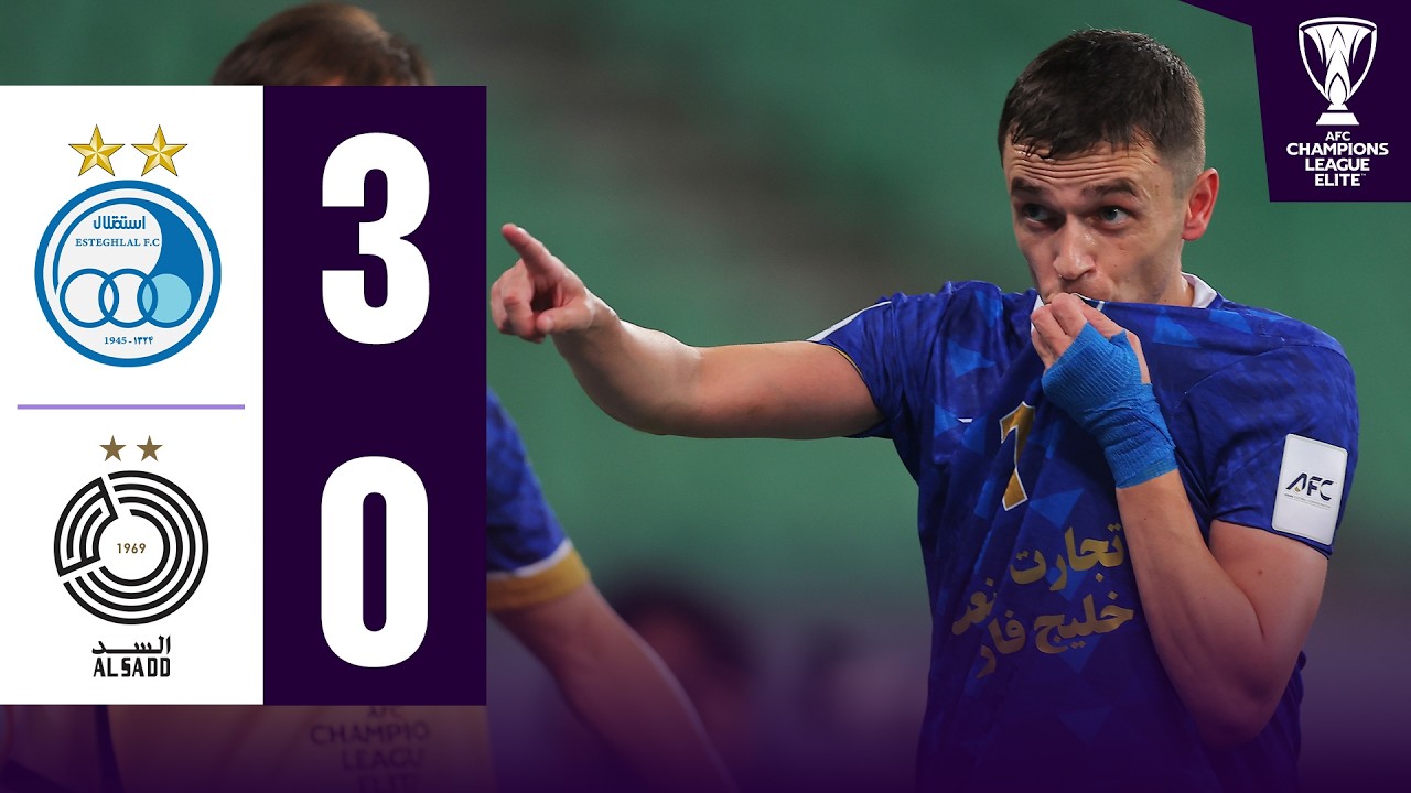 Qatari champions beaten IN STYLE! | Esteghlal FC 🇮🇷 vs Al Sadd 🇶🇦 | Highlights ACL Elite™