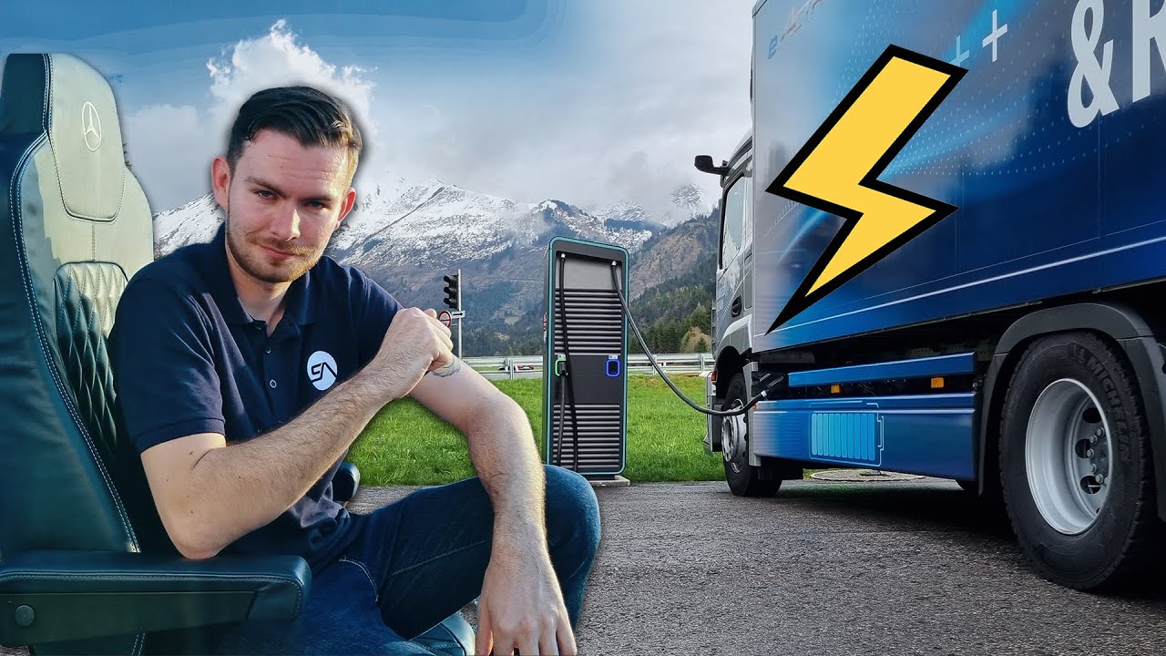 Вождение электрогрузовиков через Альпы