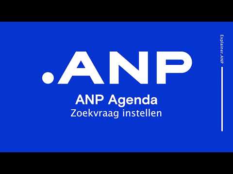 Explainer.ANP / ANP Agenda - Zoekvraag instellen