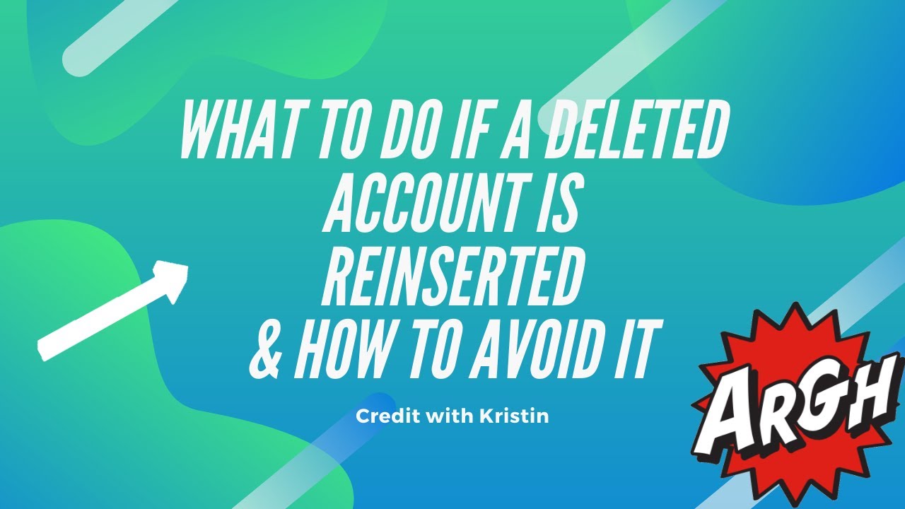 What To Do If a Deleted Account is Reinserted and How to Avoid It