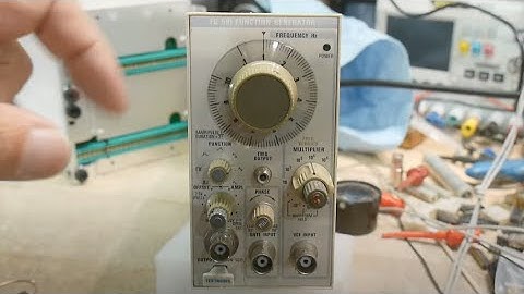 #1347 Tektronix FG501 Function Generator (part 2 of 2)