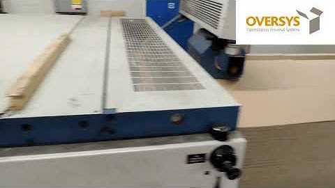 VIDEO OVERSYS U44590318 MECANELEC MAC 1400 BOXMAKER