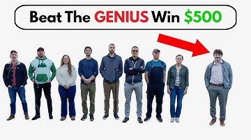 8 People vs 1 Genius vs General Knowledge Quiz