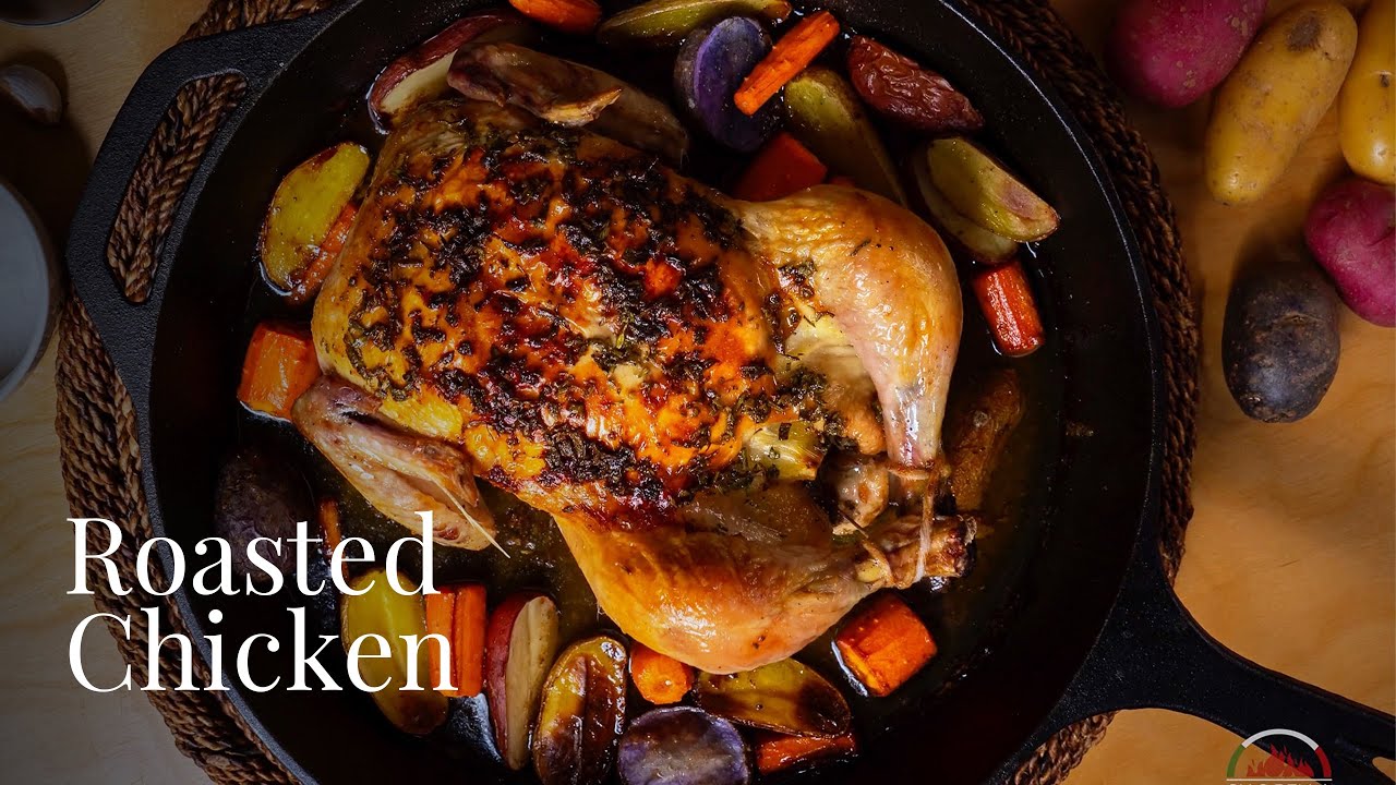 Roasted Chicken Recipe by Ciao Bella Pizza Ovens YouTube