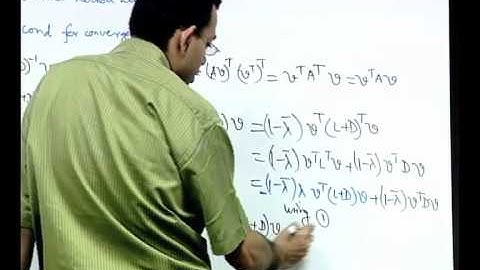 Mod-01 Lec-27 Iterative Methods: Further Examples