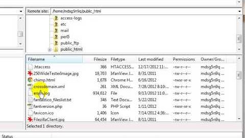 Video 14 - Force FileZilla To Show Hidden Files