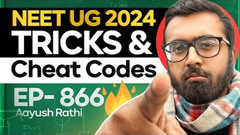 Tukka Tricks for NEET 2024 | Tricks & Cheat Codes #866 #neet2024 #tukkatricks #arsquad