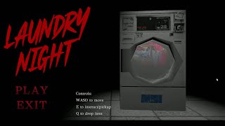 Laundry Night [short horror game]4K Full Commentary #horrorplayer  #gamergirls  #itchiohorrorgame