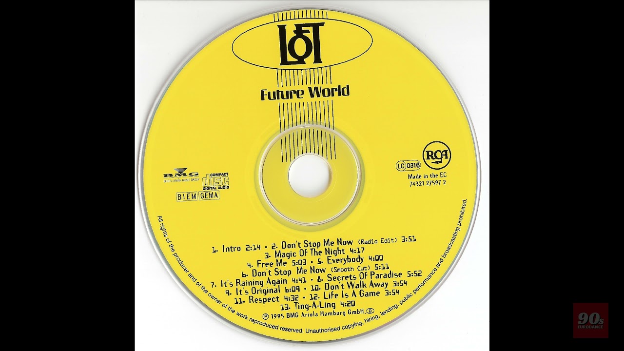 ♪ Loft – Future World - CD - 1995 [Full Album] HQ (High Quality