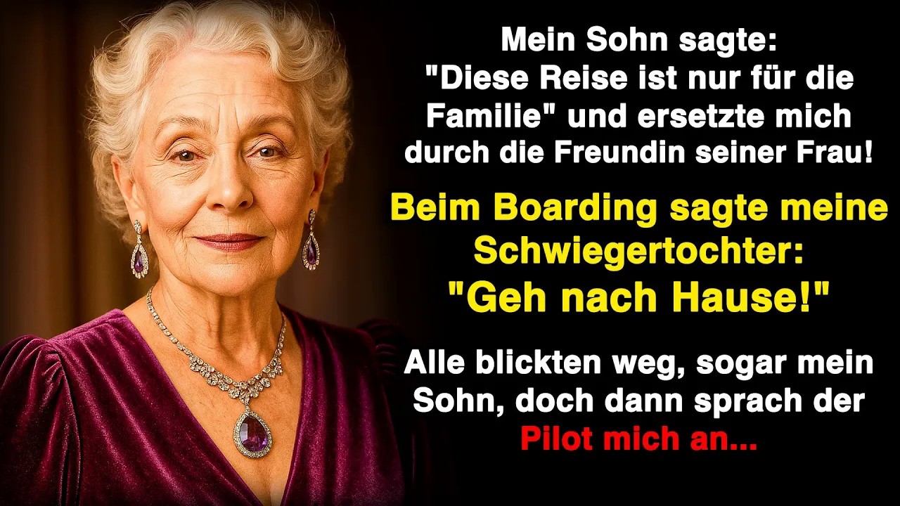 Mein Sohn verbot mir, an der Reise teilzunehmen! Als er vernahm, dass der Pilot „Meine Frau!“ ri
