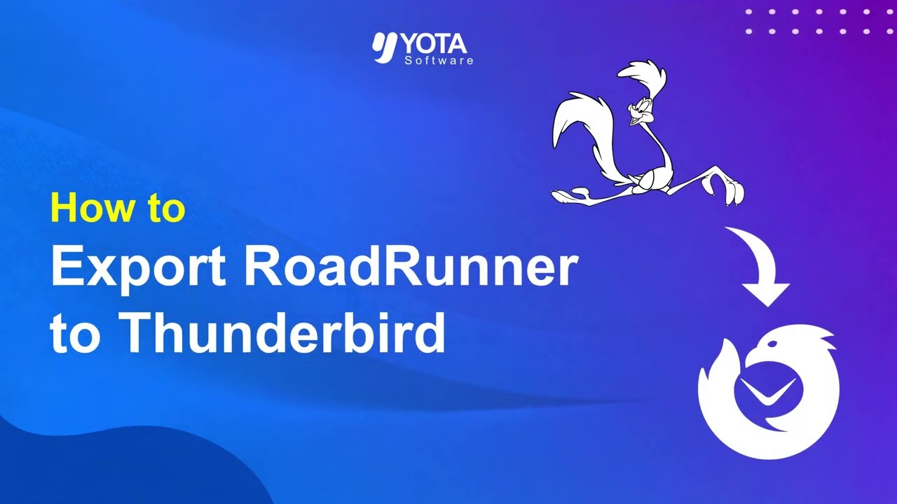 How to Export RoadRunner Emails to Thunderbird?