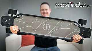 Great BEGINNER electric skateboard for recreational use | MAXFIND MAX5 UNBOXING & REVIEW