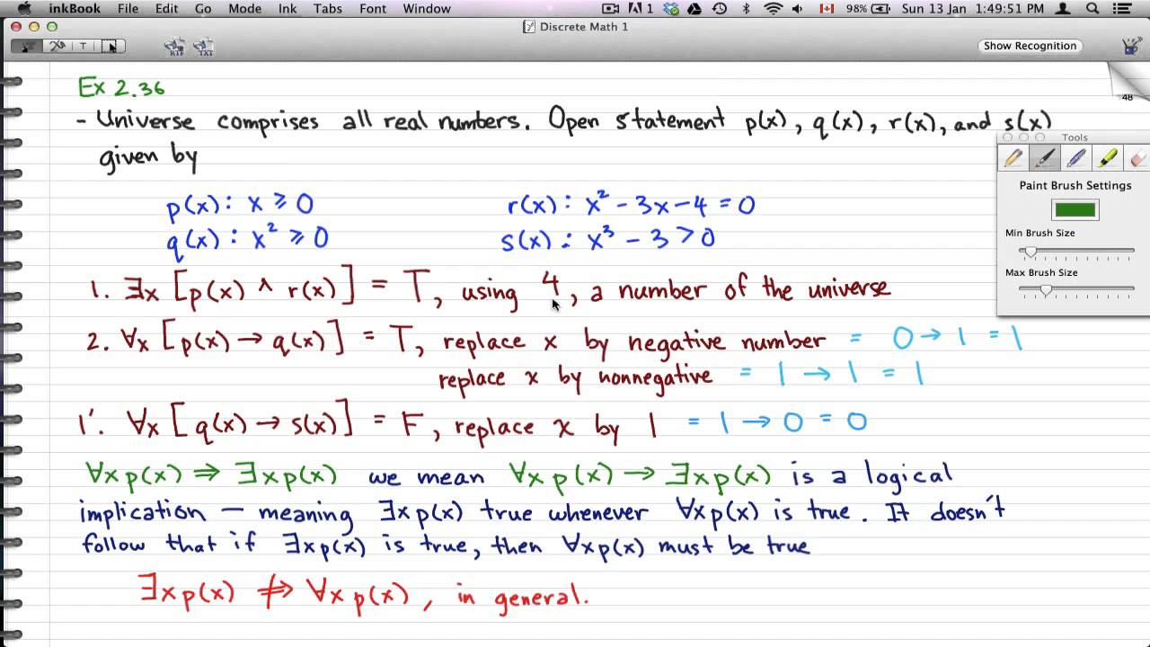 discrete mathematics sample problems with solutions