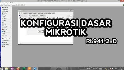 KONFIGURASI DASAR MIKROTIK (Hotspot, Ip Address, DHCP Client, DNS, DHCP Server, Firewall, dll)